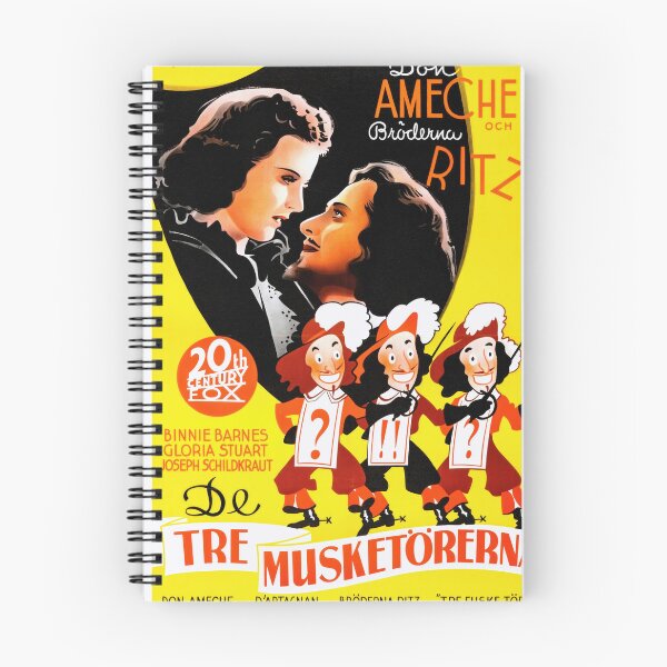 Item preview, Vintage Movie Poster | Swedish Release | The Three Musketeers Art | 20th Century Fox | Colorful & Bold Mid-20th Century Style designed and sold by artofuniverse.