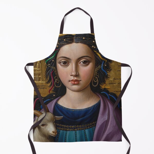 Item preview, Vintage Medieval style art of Esmeralda from the Hunchback of Notre Dame by Victor Hugo designed and sold by Vintage Designs +.