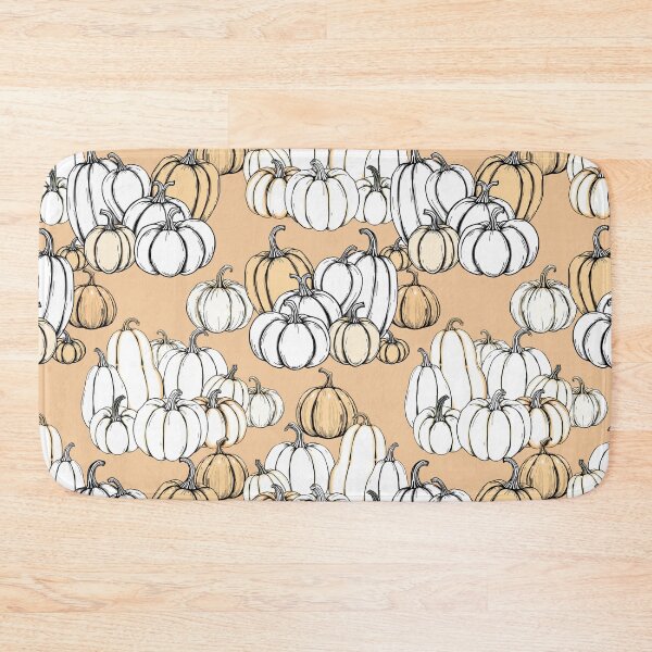 Item preview, Soft Line Pumpkin Illustration Pattern designed and sold by UnhingedBird.