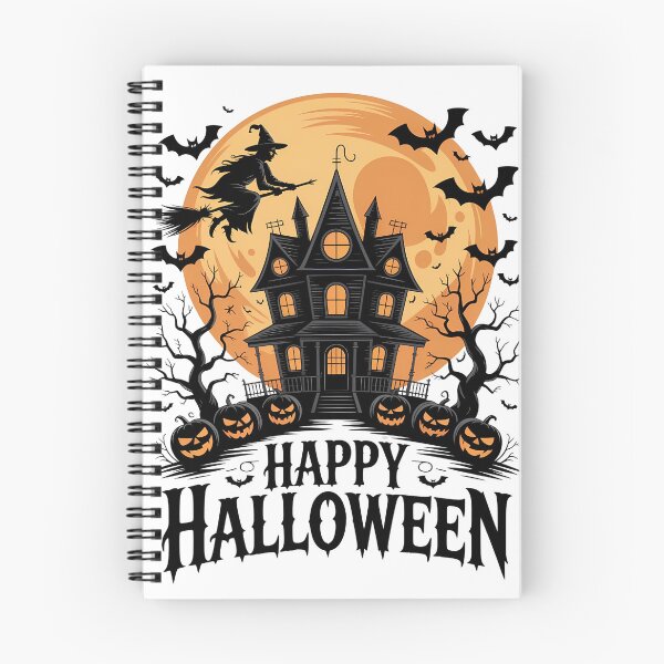 Item preview, Witch Flight Over Spooky Halloween Moon Scene designed and sold by TomxDesign.