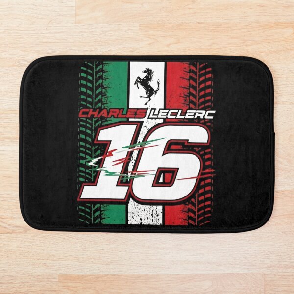 Item preview, Charles Leclerc 16 Bandera italiana F1 designed and sold by Studio F1Grid.