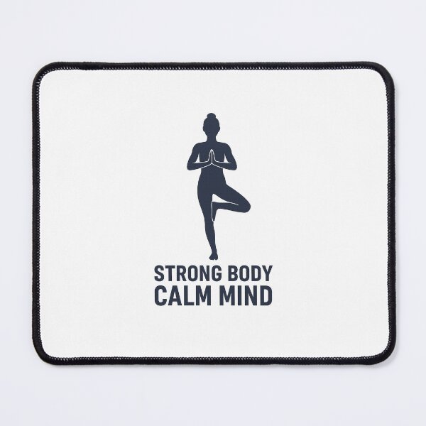 Item preview, Strong Body Calm Mind Yoga designed and sold by Fitnessandyoga.
