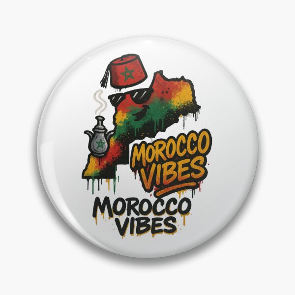 Item preview, Morocco Vibes – Cool Moroccan Street Art Map Design designed and sold by ZYNORAworld.
