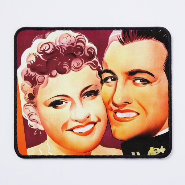 Item preview, Vintage Movie Poster | The Man I Love | Art Deco Style | Classic Hollywood | Robert Taylor & Barbara Stanwyck designed and sold by artofuniverse.
