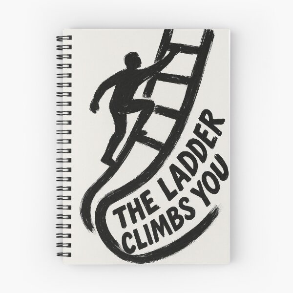 Item preview, The Ladder Climbs You Surreal Art designed and sold by weirdfishes123.