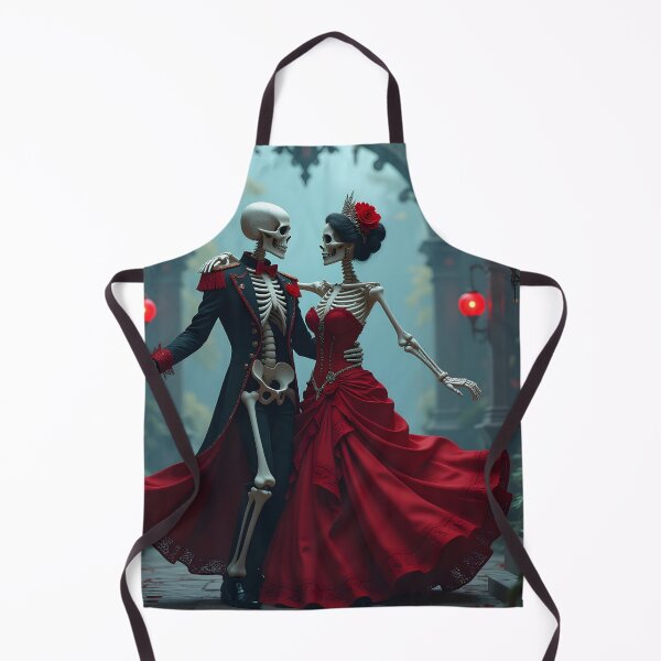 Item preview, Skeleton Couple dancing designed and sold by GothicRubette.