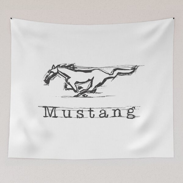 Item preview, Hand drawn Mustang on the run designed and sold by suerussoart.