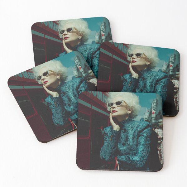 Item preview, Lady in London - glamorous fashion portrait designed and sold by KsaveraArt.