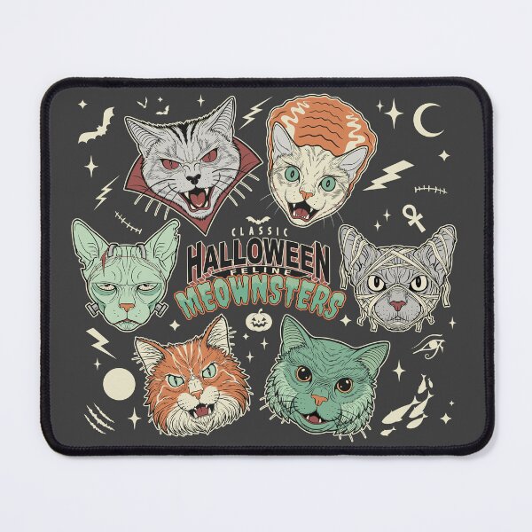 Item preview, Classic Halloween Feline Meownsters designed and sold by Mauro Balcazar.