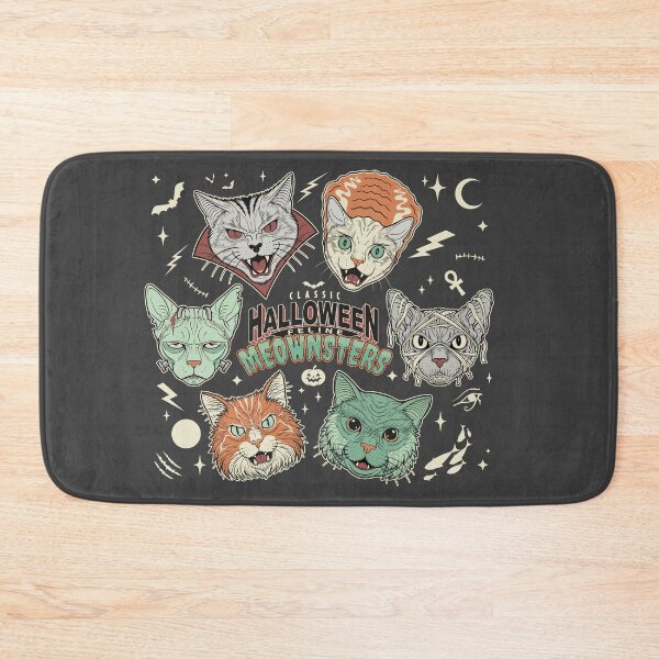 Item preview, Classic Halloween Feline Meownsters designed and sold by Mauro Balcazar.