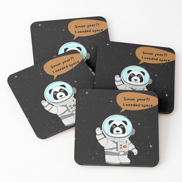 Item preview, Funny Astronaut panda Graduation – Senior Year I Needed Space designed and sold by By-soso.