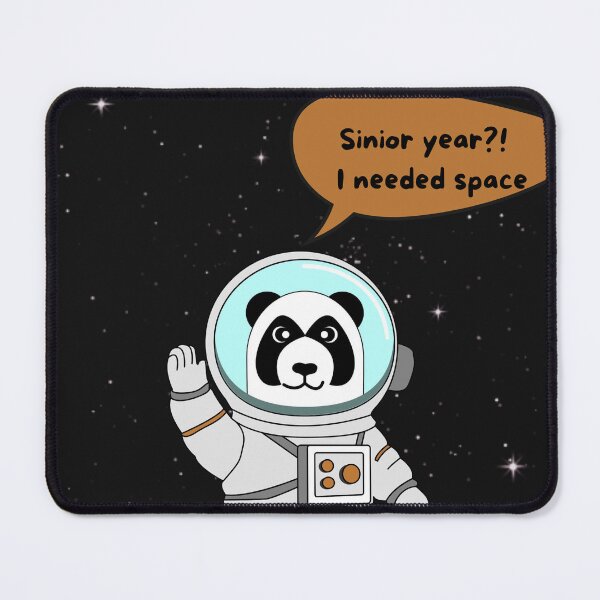 Item preview, Funny Astronaut panda Graduation – Senior Year I Needed Space designed and sold by By-soso.