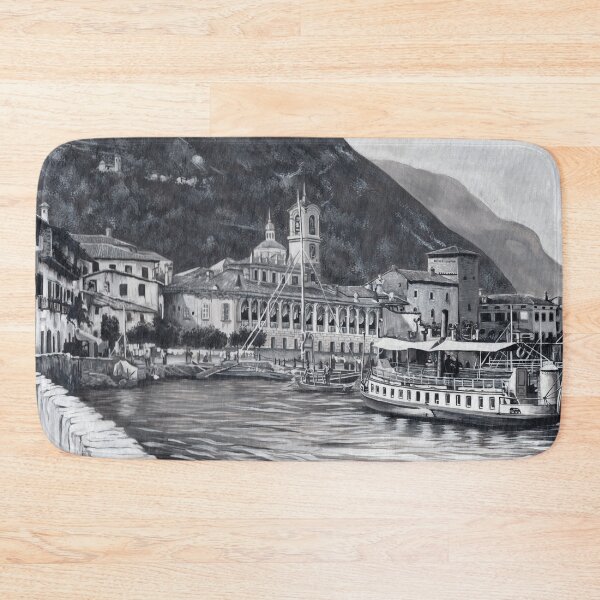 Item preview, Italy lake hand painted designed and sold by MortyMatri.