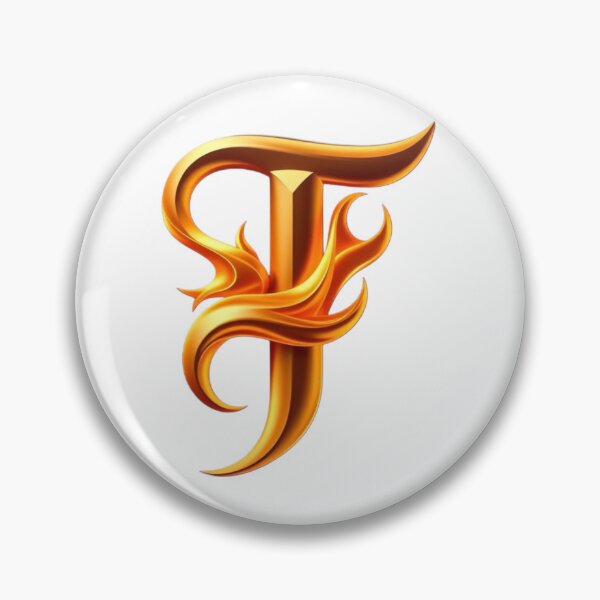 Item preview, Golden Flame Letter T – Luxury 3D Alphabet Design designed and sold by 1TruthMatrix.