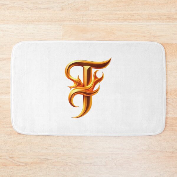 Item preview, Golden Flame Letter T – Luxury 3D Alphabet Design designed and sold by 1TruthMatrix.