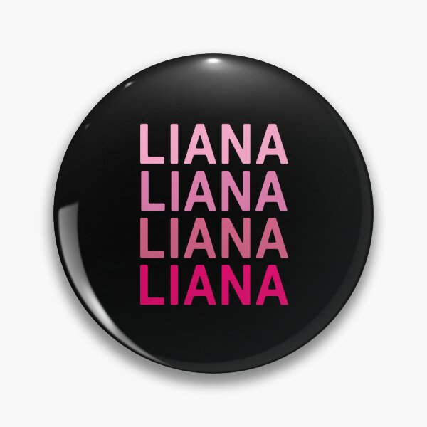 Item preview, Liana Name Pink Colors designed and sold by Jeallan Designs.