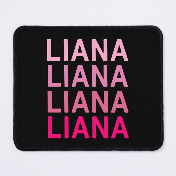 Item preview, Liana Name Pink Colors designed and sold by Jeallan Designs.
