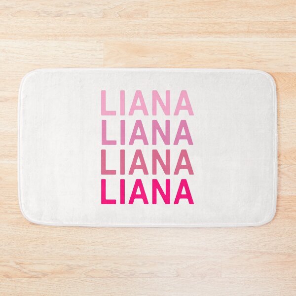 Item preview, Liana Name Pink Colors designed and sold by Jeallan Designs.