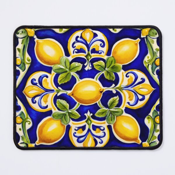 Item preview, Mediterranean Lemon Tile designed and sold by Kiki-Hes.