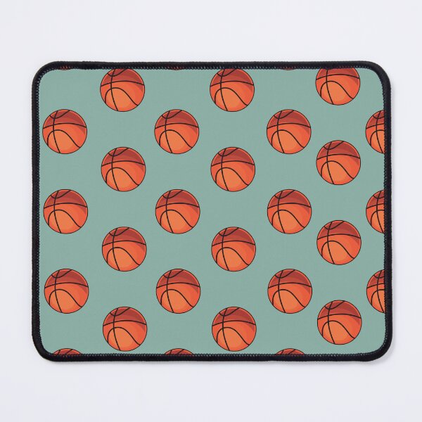 Item preview, Basketballs on Dark Sage Green designed and sold by KSimpson838.