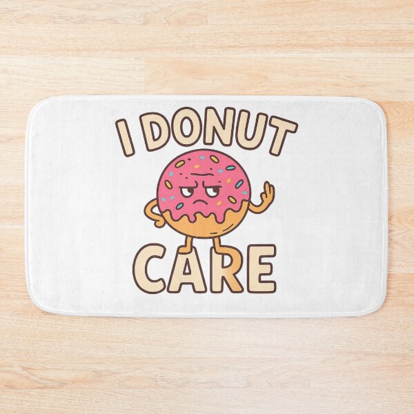 Item preview, I Donut Care - Angry Donut Humor Graphic Tee designed and sold by Moyeri.