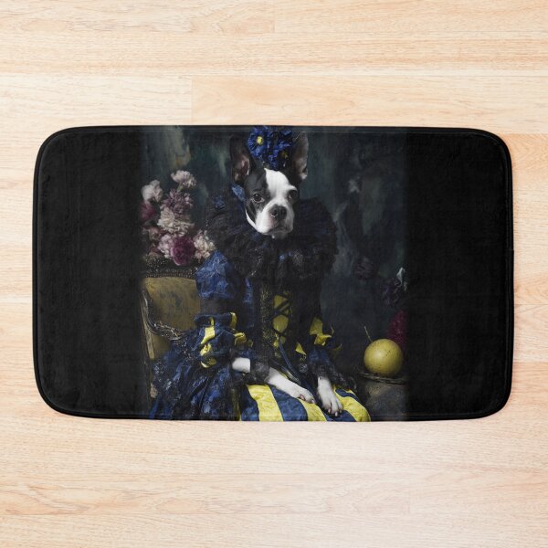 Item preview, Dog Lady - glamorous fashion portrait designed and sold by KsaveraArt.
