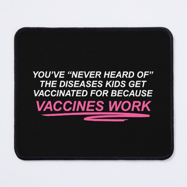 Item preview, vaccines work_white text designed and sold by quinnhopp.