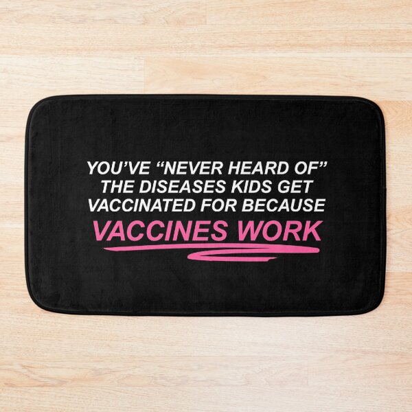 Item preview, vaccines work_white text designed and sold by quinnhopp.