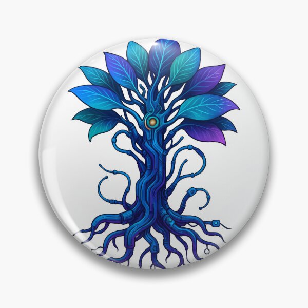 Artikelvorschau, Cyber Tree of Life – Futuristische Natur-Tech-Fusion entworfen und verkauft von BloomOfDesign.