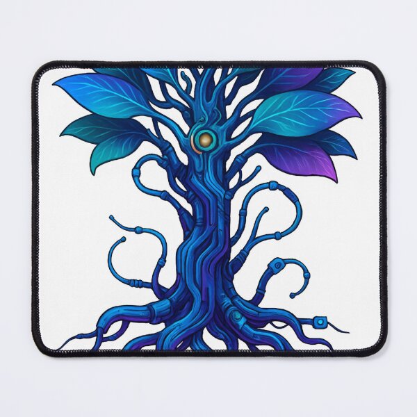 Item preview, Cyber Tree of Life – Futuristic Nature Tech Fusion designed and sold by BloomOfDesign.