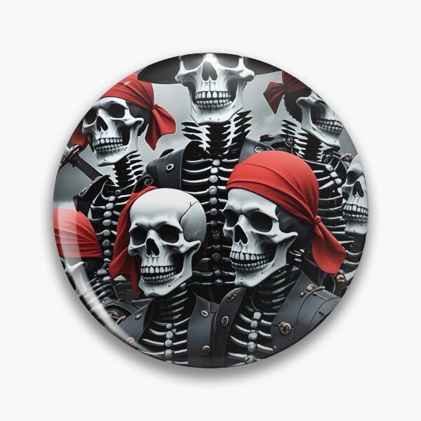 Item preview, Skeleton Pirate Crew Sticker designed and sold by artmanikin.