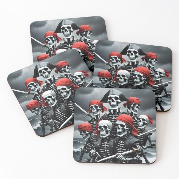 Item preview, Skeleton Pirate Crew Sticker designed and sold by artmanikin.