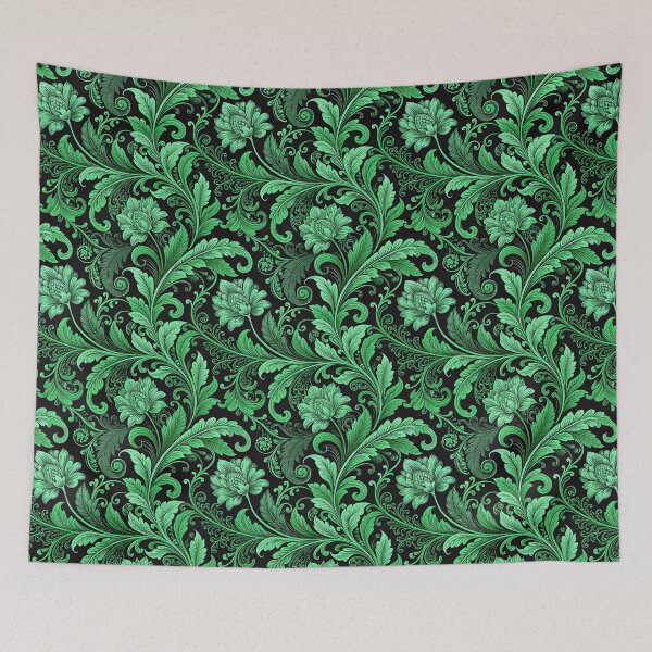 Item preview, Ethereal Blooms: Serene Vintage Botanical Pattern designed and sold by Noorkin.