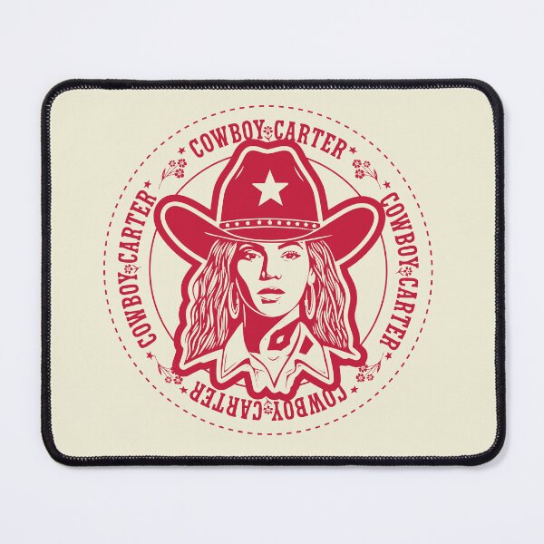 Item preview, Cowboy Queen B Hat (Red) designed and sold by Atlas Kai.