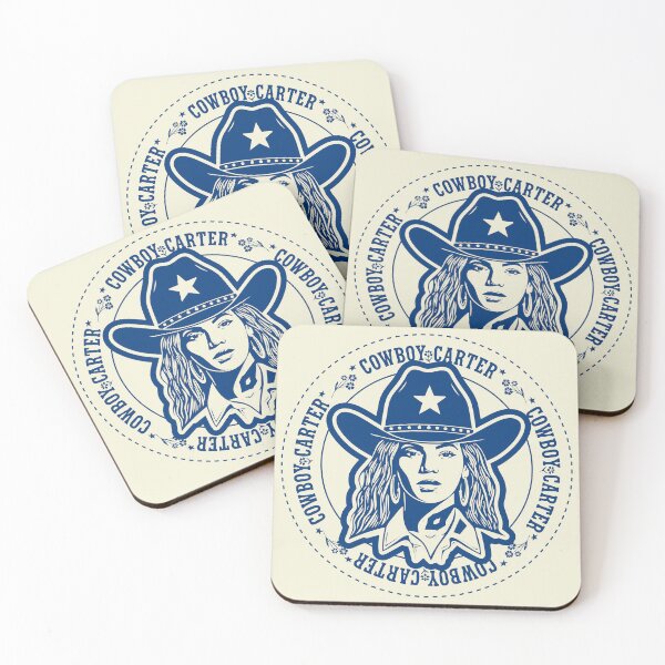 Item preview, Cowboy Queen B Hat (Blue) designed and sold by Atlas Kai.