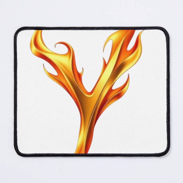 Item preview, Golden Flame Letter Y – Luxury 3D Alphabet Design designed and sold by 1TruthMatrix.