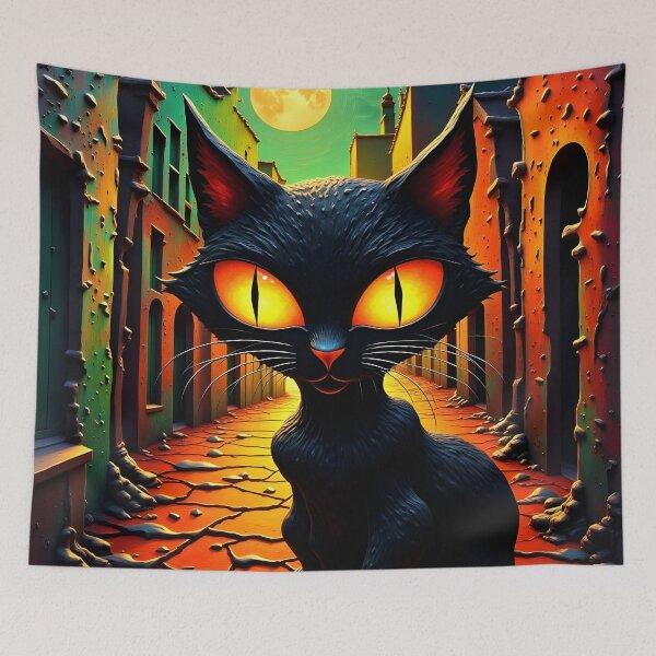 Item preview, Glowing Eye Cat Phone Case designed and sold by artmanikin.