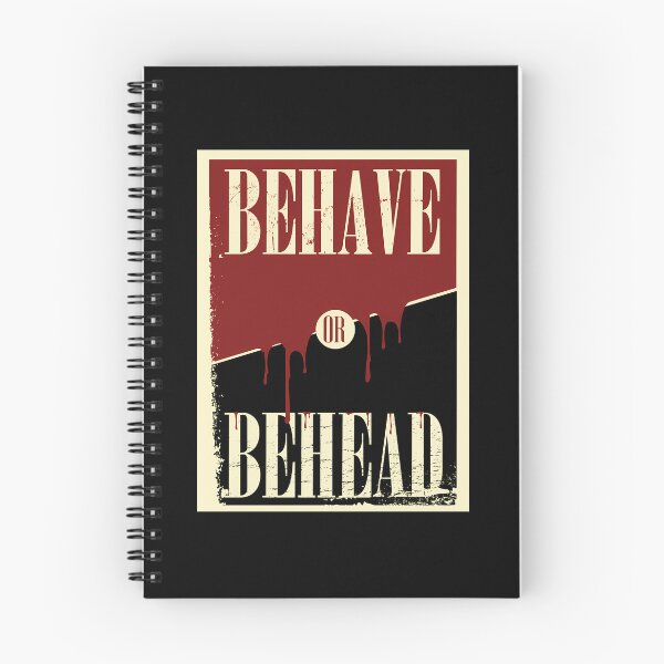 Item preview, Behave-Or-Behead-Poster designed and sold by JudahJasinski.