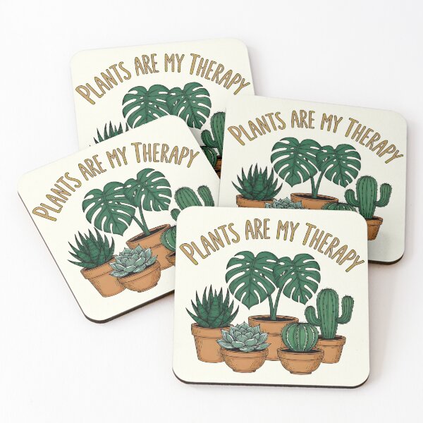 Item preview, Plants Are My Therapy Succulent Collection designed and sold by PENLEAF DESIGNS.