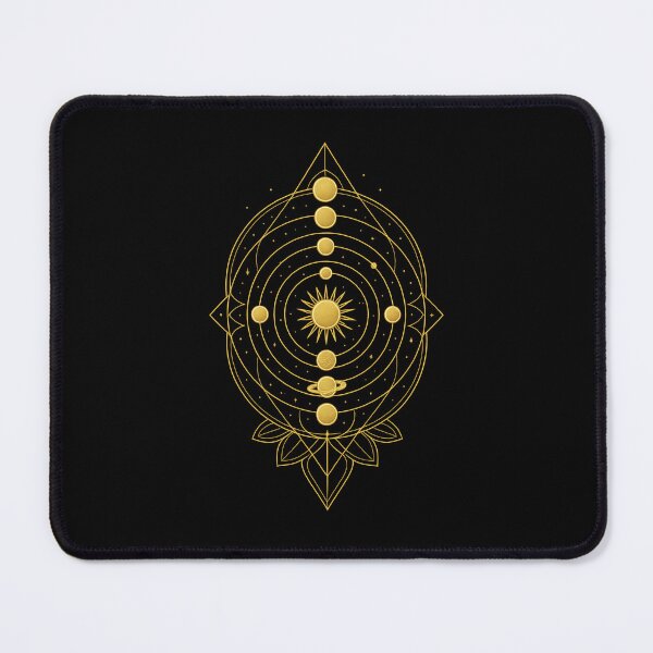Item preview, Celestial Planetary Mandala – Golden Solar Geometry designed and sold by Jack’s Shirts Craft.