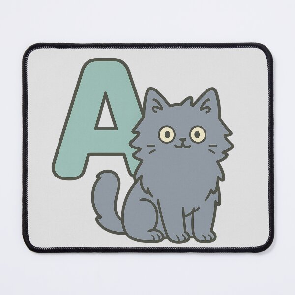Item preview, Alphabet “A” – Cute Cat Initial Sticker designed and sold by wwshd.