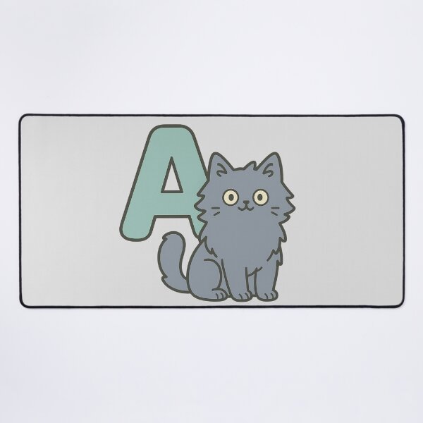 Item preview, Alphabet “A” – Cute Cat Initial Sticker designed and sold by wwshd.