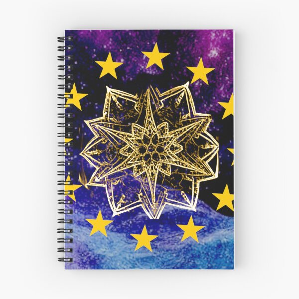 Item preview, Radiant Seljuk Star in the cocmos ,Bright golden Seljuk star surrounded by stars,Cosmic glow the seljukstar designed and sold by Raindreamart.