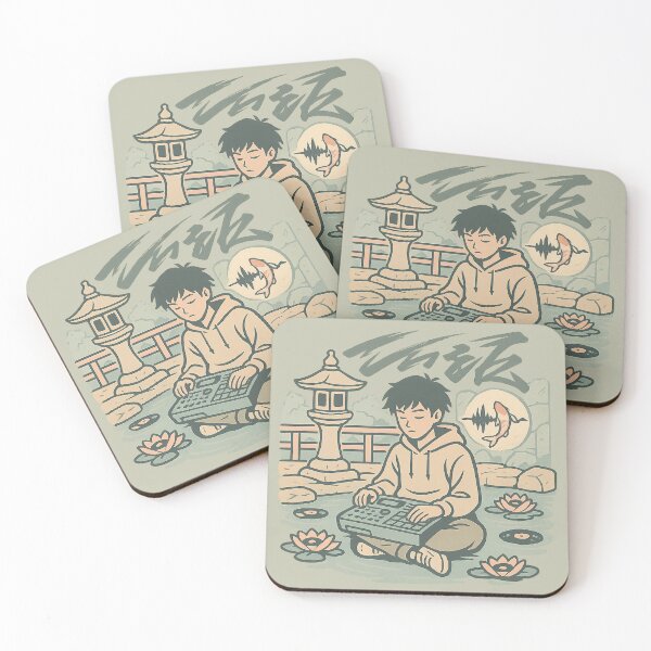Item preview, Zen Lo-fi Beatmaker – Meditative Music in a Japanese Garden designed and sold by KrintoryTees.