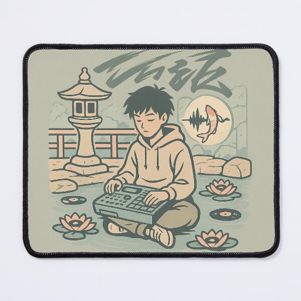 Item preview, Zen Lo-fi Beatmaker – Meditative Music in a Japanese Garden designed and sold by KrintoryTees.