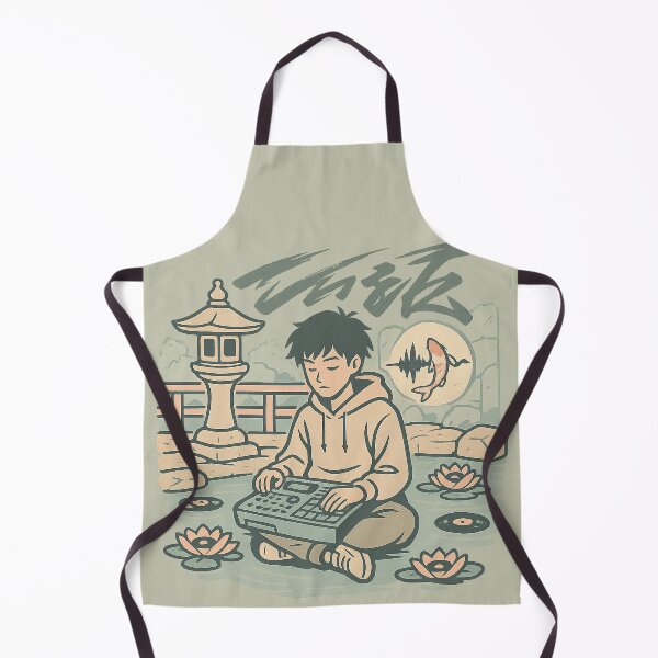 Item preview, Zen Lo-fi Beatmaker – Meditative Music in a Japanese Garden designed and sold by KrintoryTees.