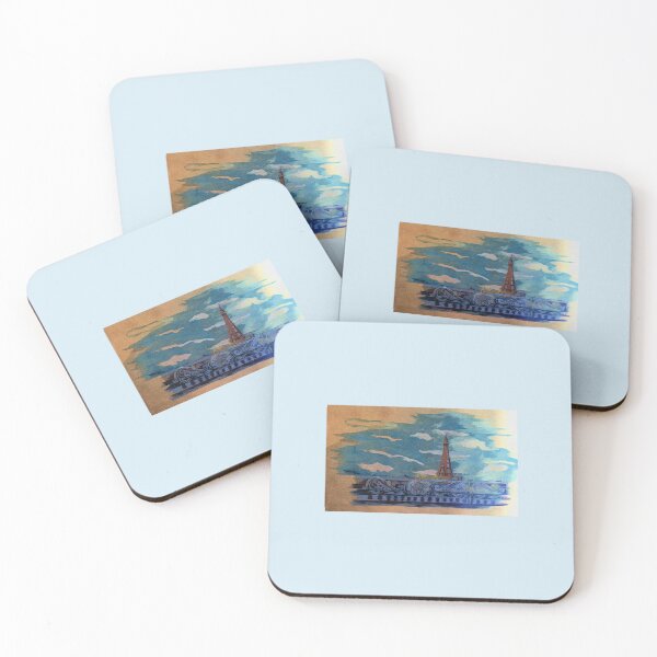 Item preview, View of Blackpool Tower from the pier designed and sold by TracyAnnGill.