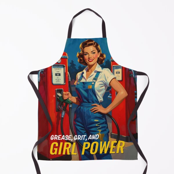 Item preview, Fuelled by Fierce – Retro Gas Station Queen designed and sold by MooLaLa.Store.