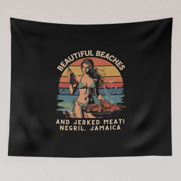 Item preview, Beautiful beaches and jerked meat! Negril, Jamaica designed and sold by NicMacTees.