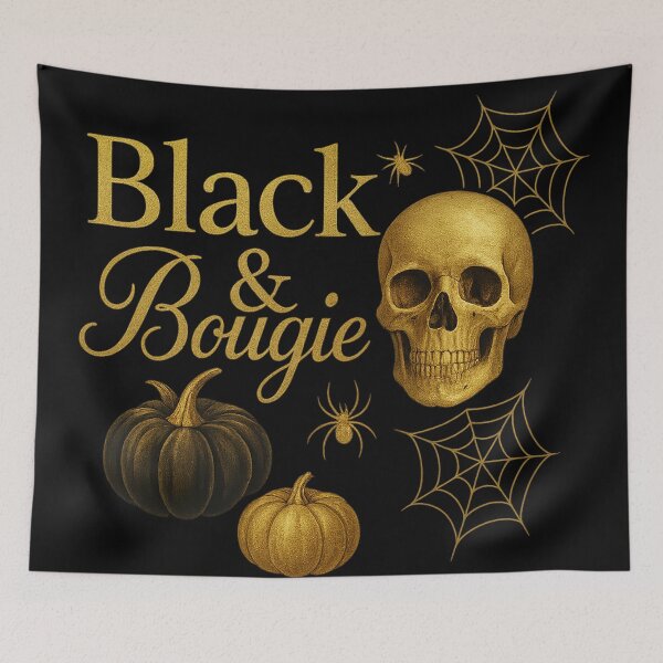 Item preview, "Black & Bougie" - Halloween Time designed and sold by Jaded's Cute Clips.